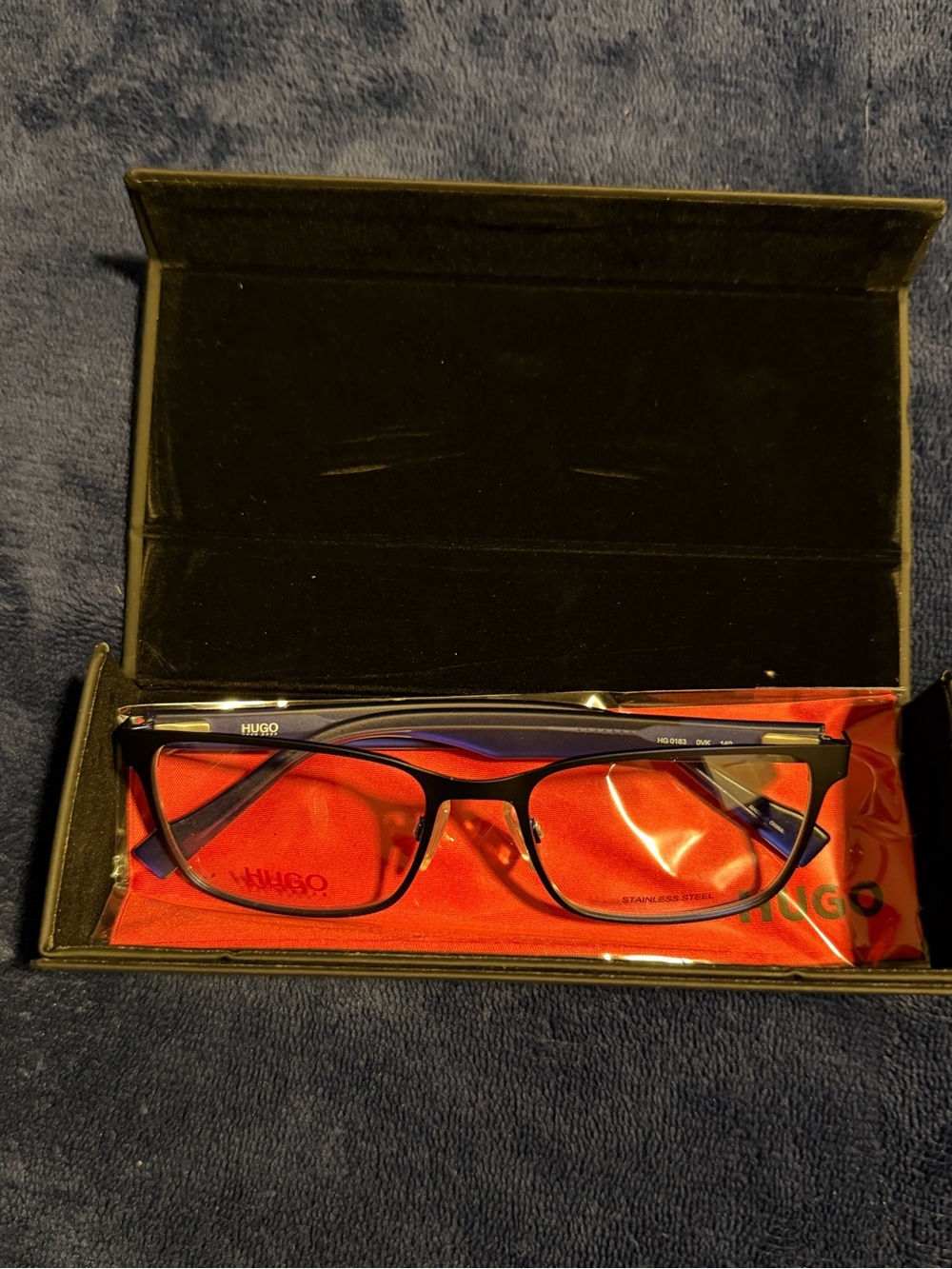 Hugo Boss Black Men's Rectangular Eyeglasses